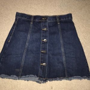 Blue jean skirt